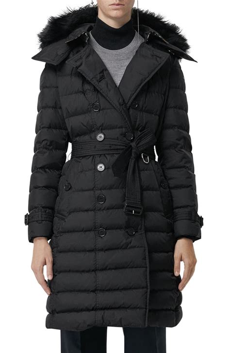 Burberry Dalmerton Quilted Down Puffer Coat with Removable